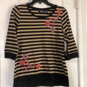 Onque 3/4 sleeve knit top